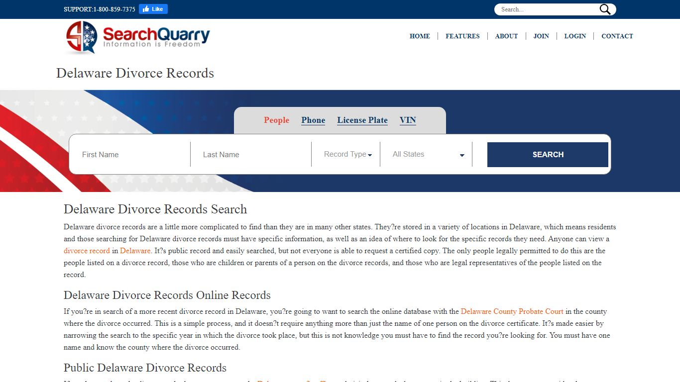 Delaware Divorce Records | Enter a Name & View Divorce Records